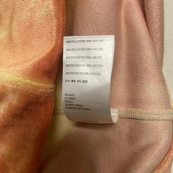 Free People Bright Eyes Velvet Tie Dye Crop Top - Picture 7 of 7